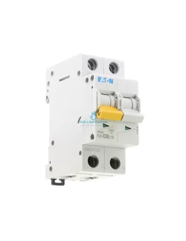 Eaton Plz4-c25/1n circuit breaker 4.5ka 1p+nc 25a